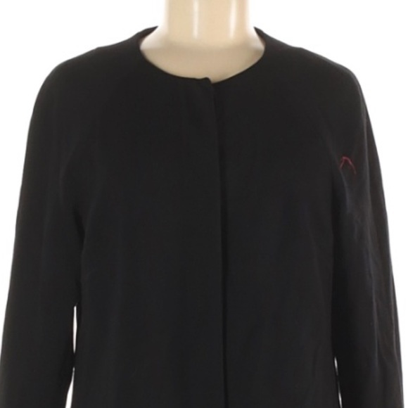 Estelle & Finn size 8 Vintage 90’s black A-line warm lined button up dress coat - Picture 3 of 13